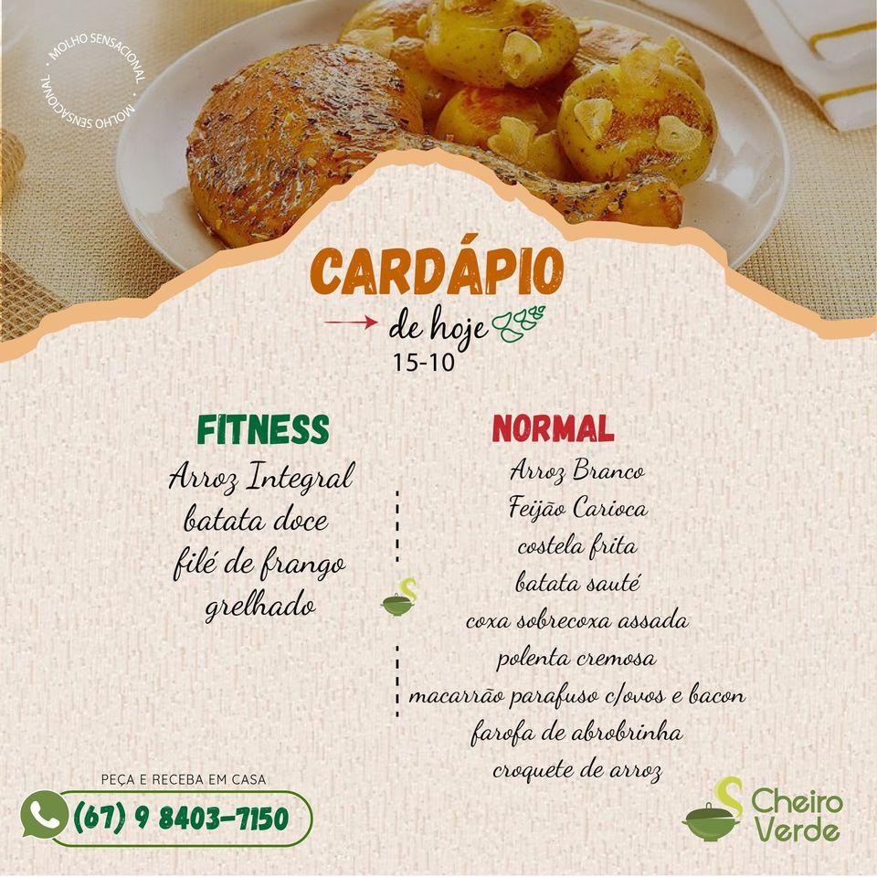 Cheiro Verde cardápio