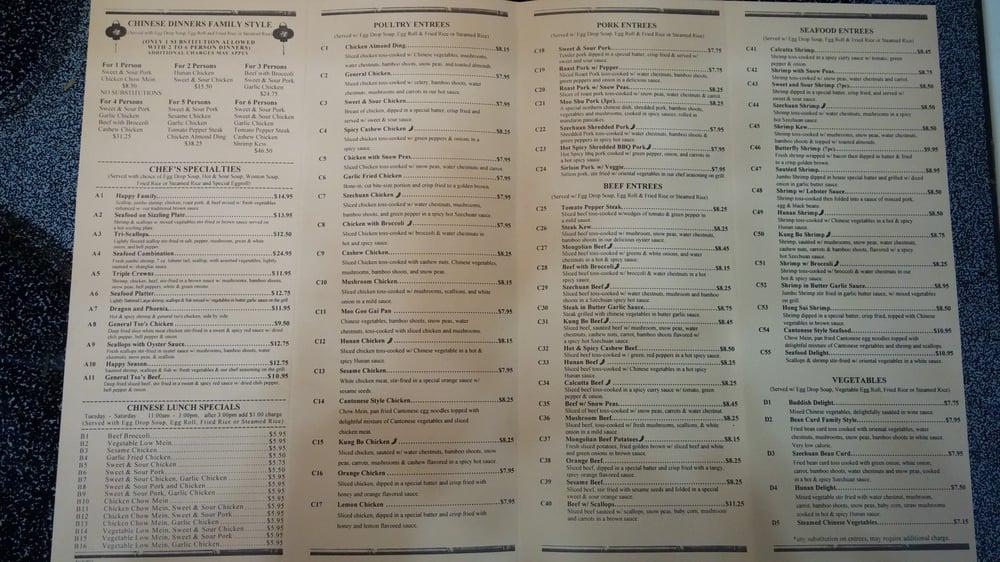 Menu at Piedmont cuisine restaurant, Piedmont