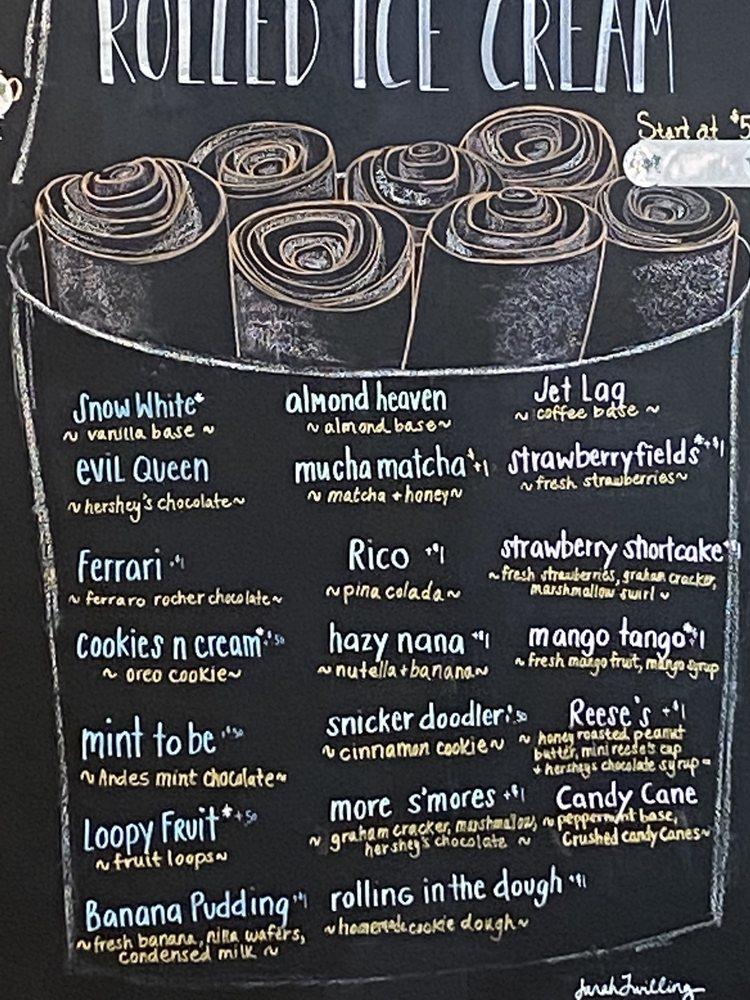 Menu at Around the World Cafe, Charlotte