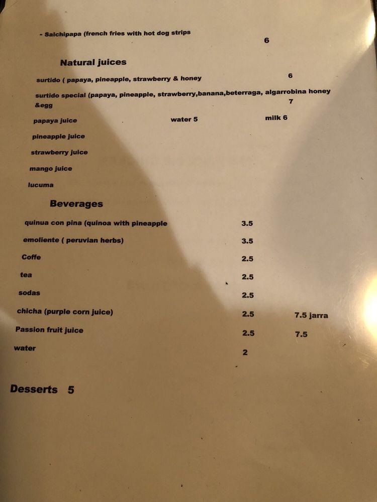 Menu at Smoked Barn, Levittown