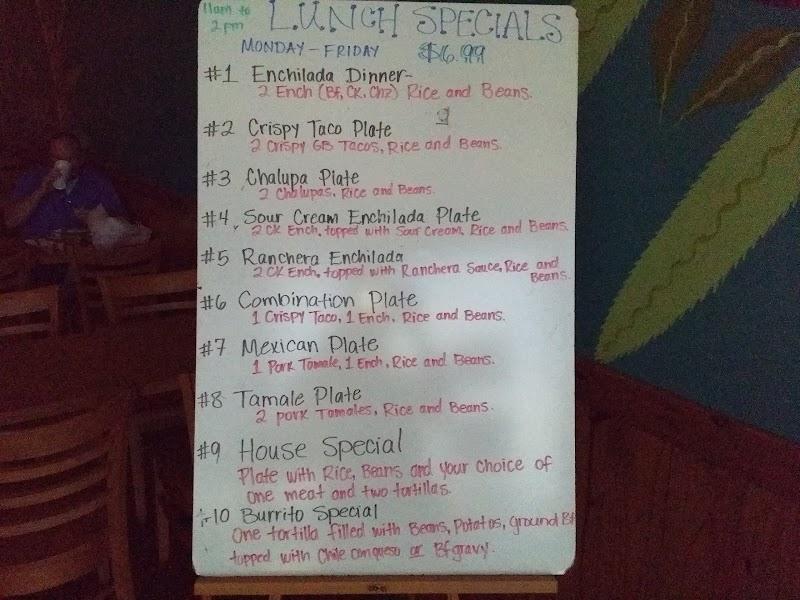 Menu at Jesse's Taqueria &amp; Bakery, Bryan