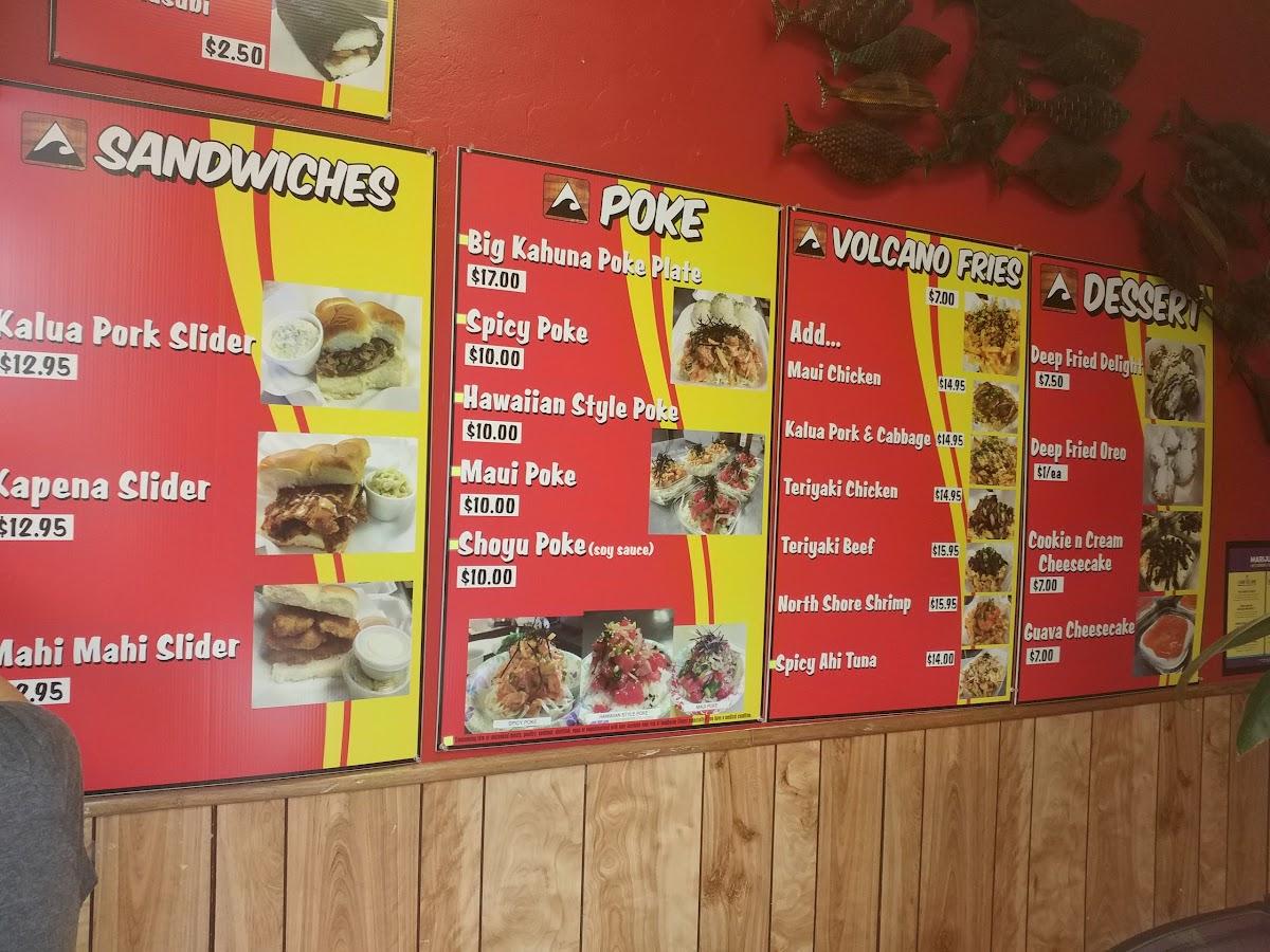 Menu at Ekahi Grill restaurant, Gypsum, 101 Oak Ridge Dr