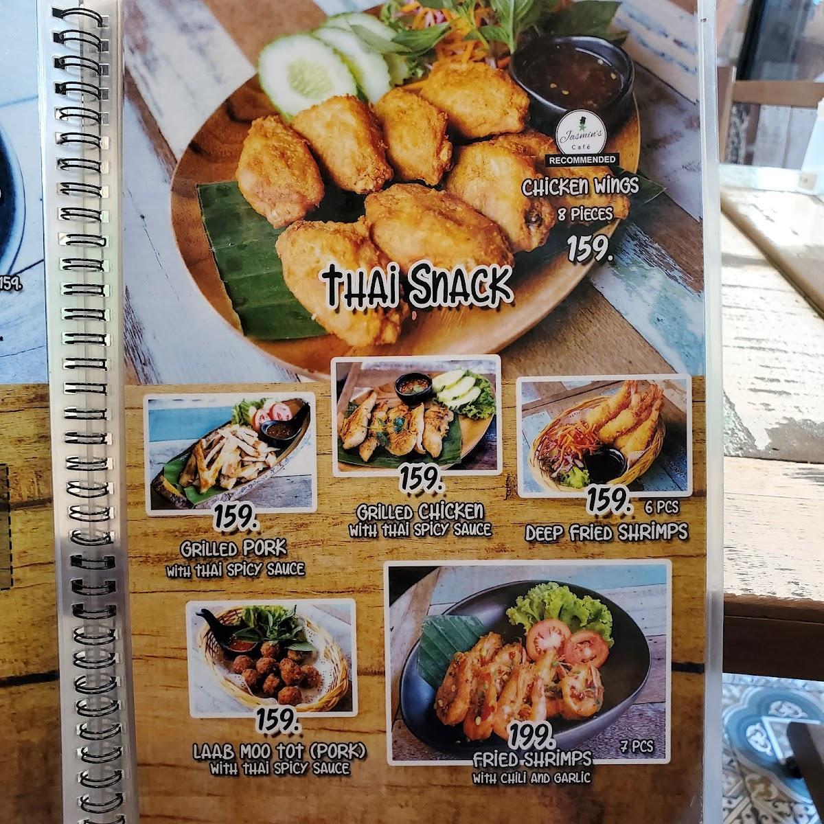 Carta de Jasmin's Café, Pattaya