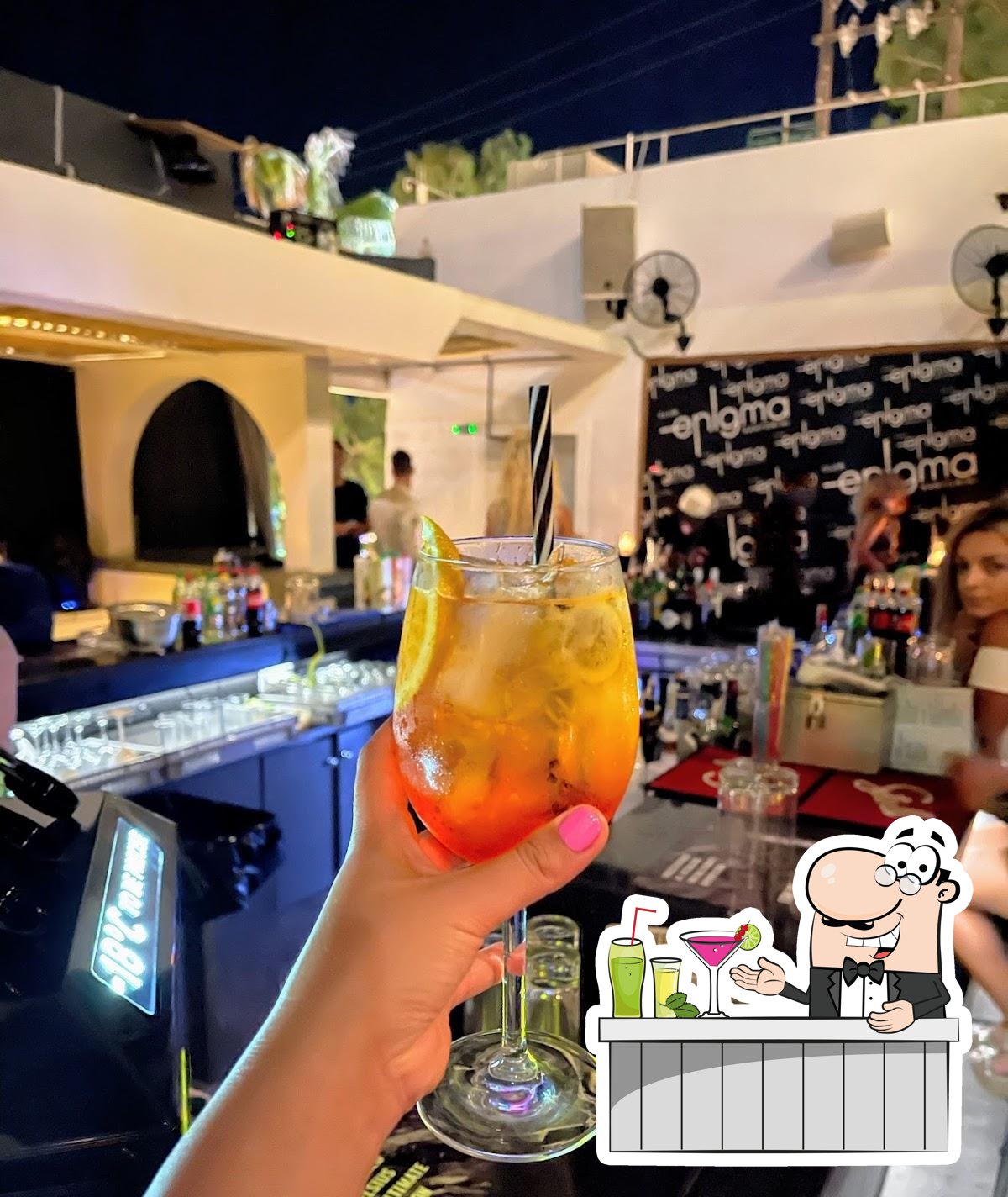 Mapstr - Bar Enigma Club Fira - Club, Santorini, Restaurant, Discoteca,  Cocktails