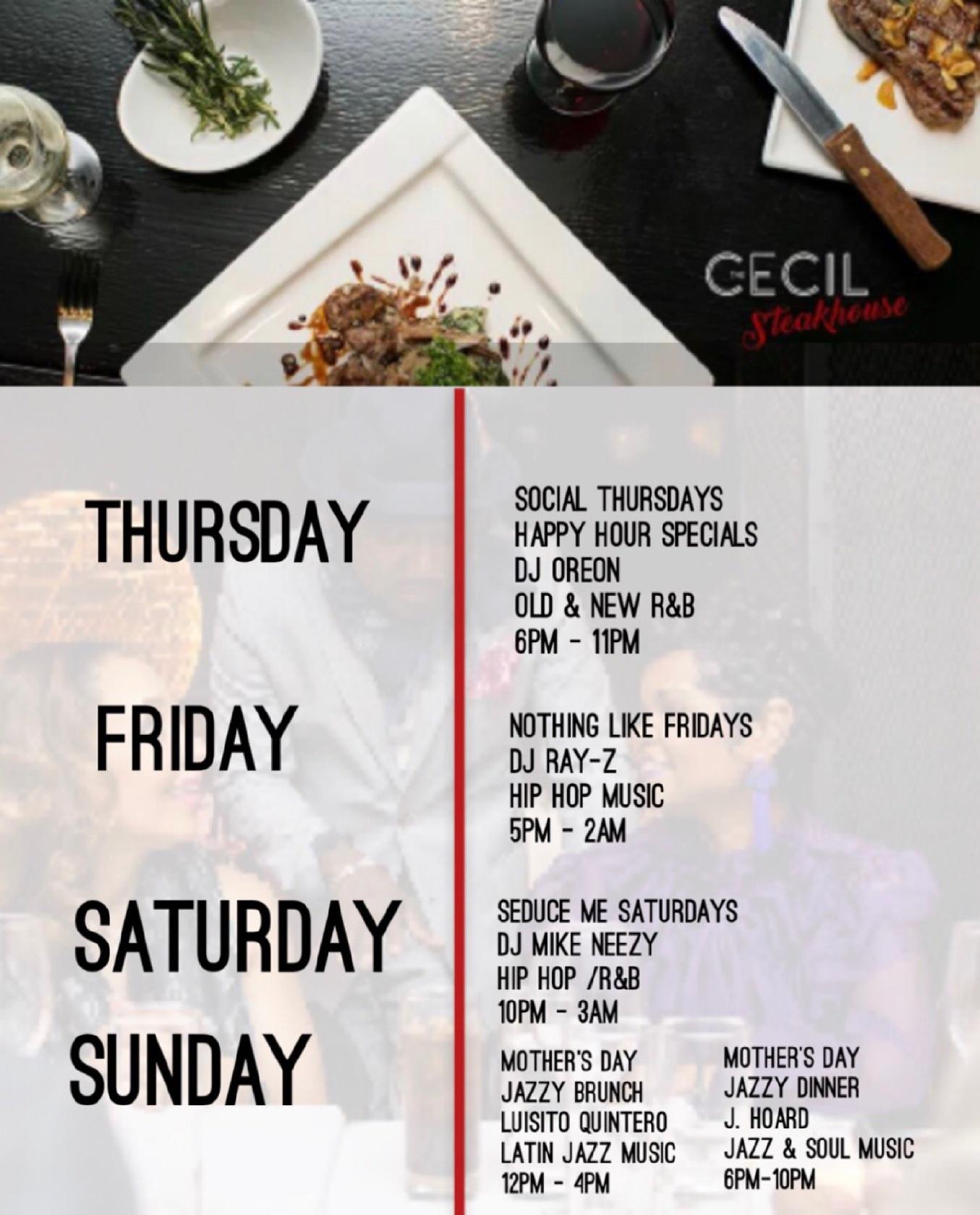 Cecil steakhouse online