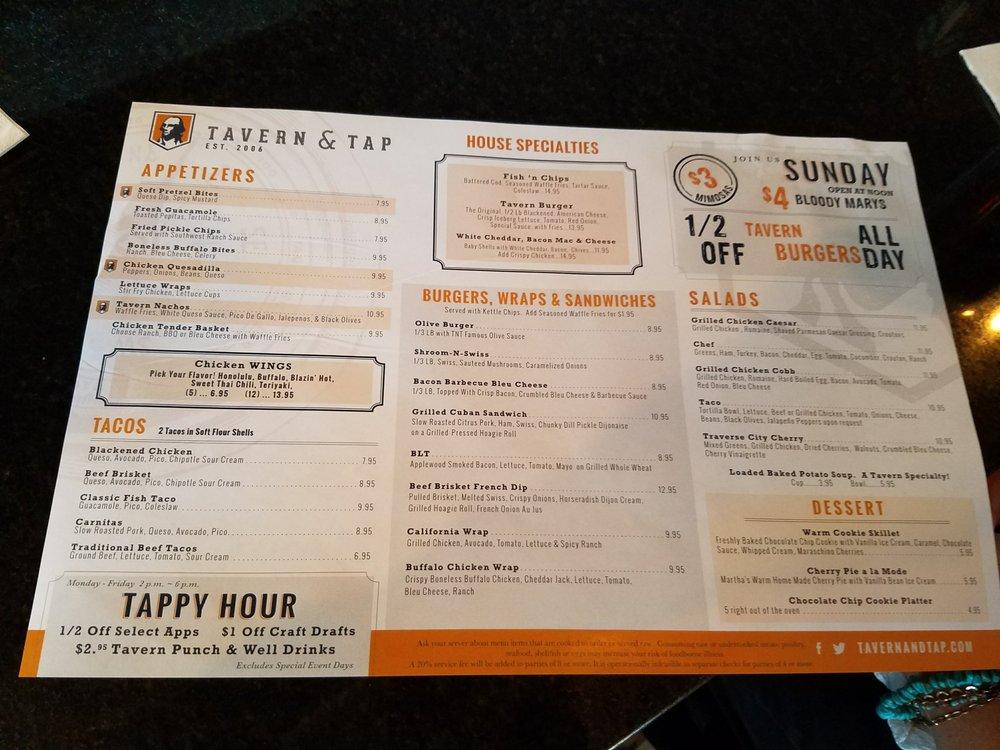 Menu at Black Rose restaurant, Grand Rapids