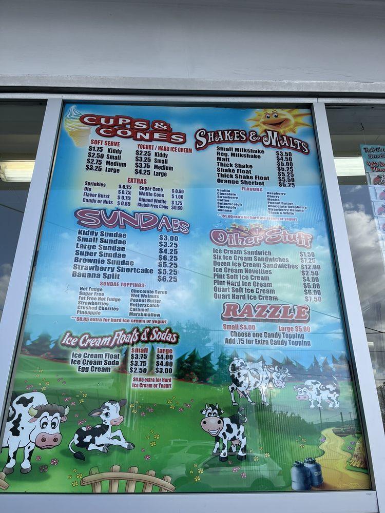 Menu at The Jolly Cow, Lake Katrine