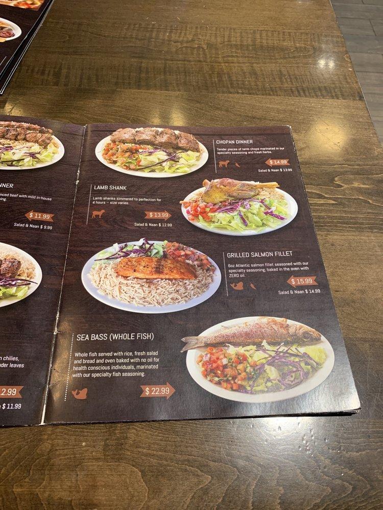 Menu at Caravan Kabob House restaurant, Brampton
