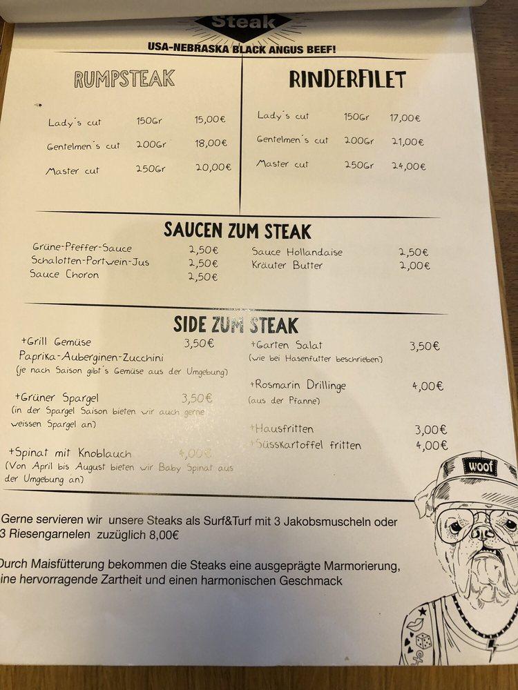 Speisekarte von Beef Crew steakhaus, München, Rosenheimer Str. 2