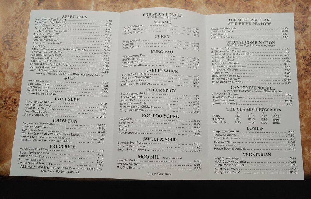 Menu at Caravelle Restaurant, Little Canada, 1 Little Canada Rd E