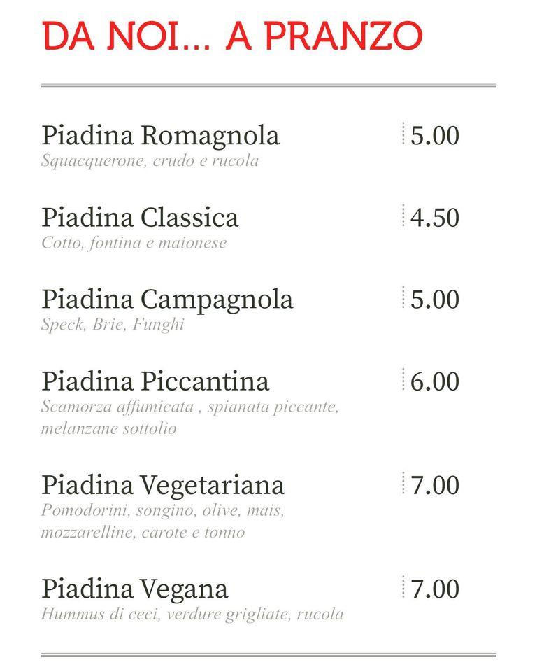 Menu di Bar Castell 