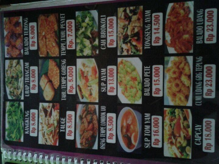 Menu At Ayam Bakar Wong Solo Restaurant Jember Jl Karimata No 7a