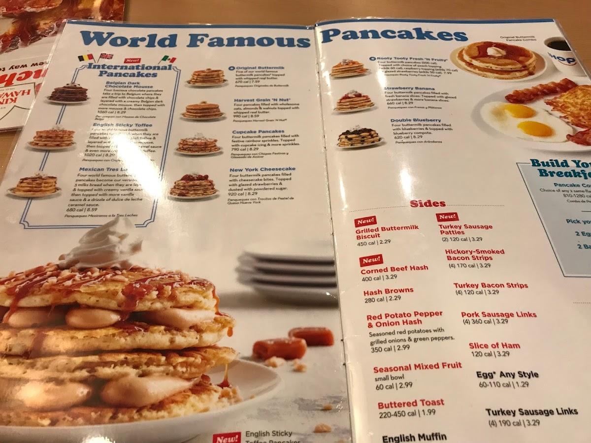 Ihop em Orlando Cardápio