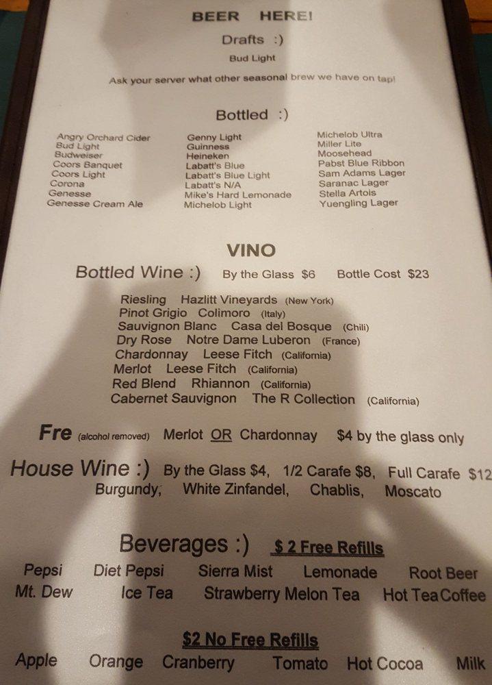Menu at Indian Lake Restaurant, Indian Lake, NY30