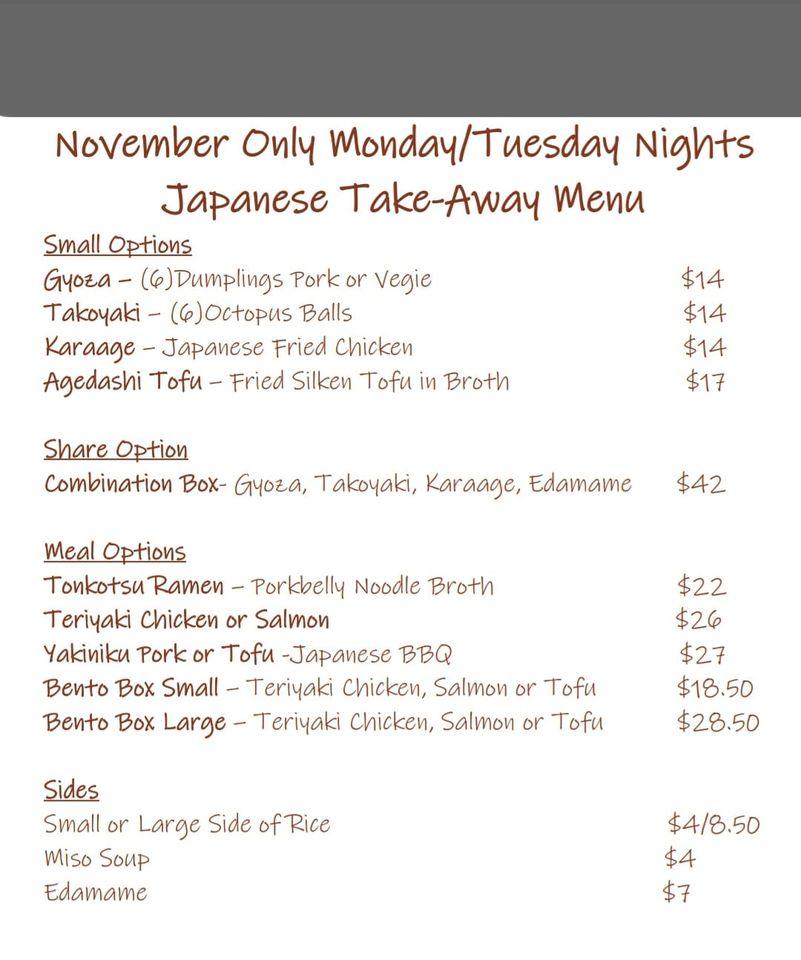 Menu at Pomona Village Kitchen restaurant, Pomona