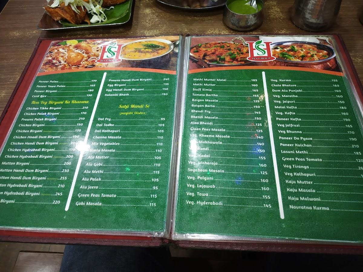 Menu at Harish Lunch Home, Thane, Shop No