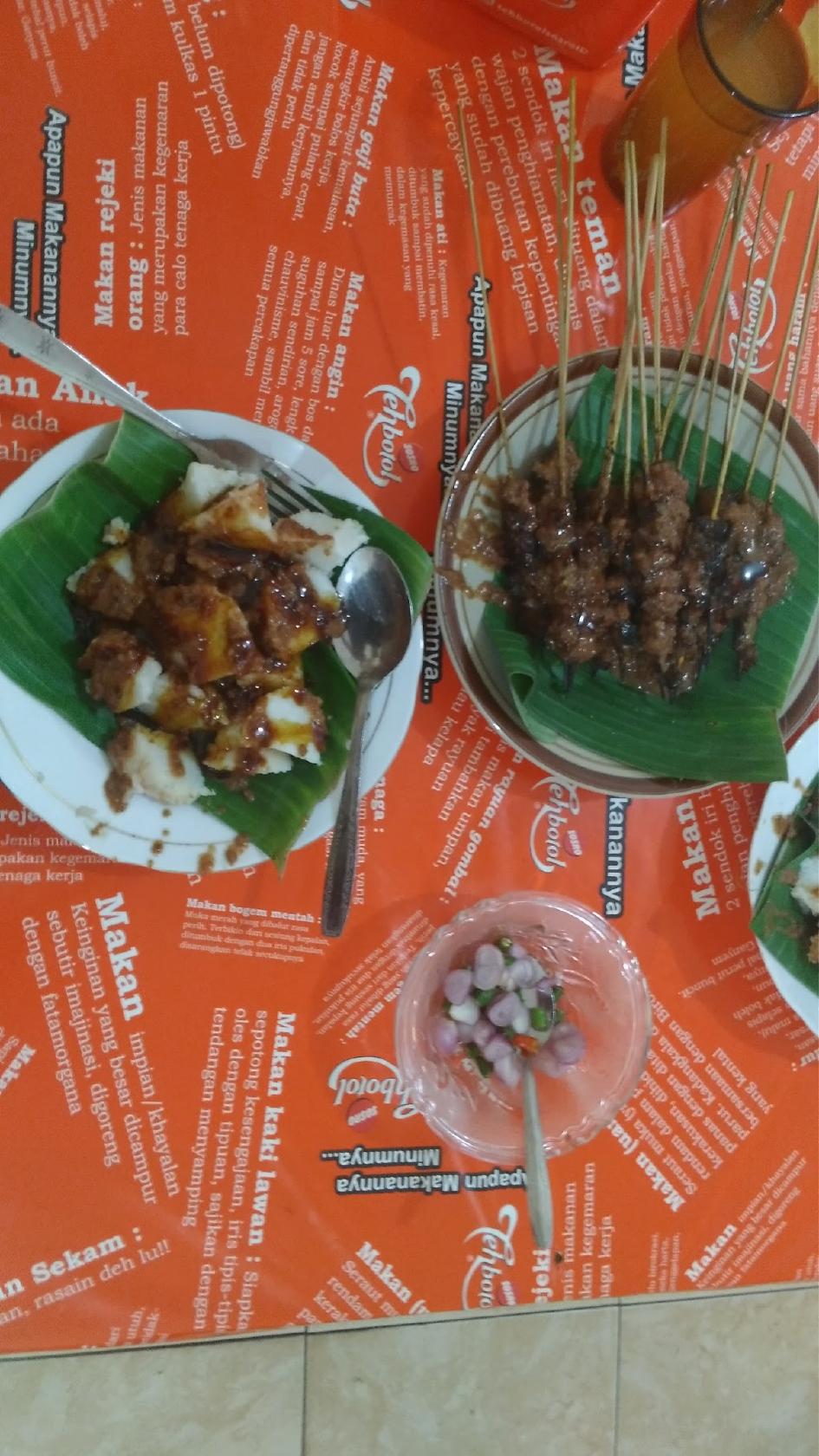 Menu at Sate Sapi Suruh restaurant, Semarang, Jl. Sriwijaya Jl. Wonodri ...