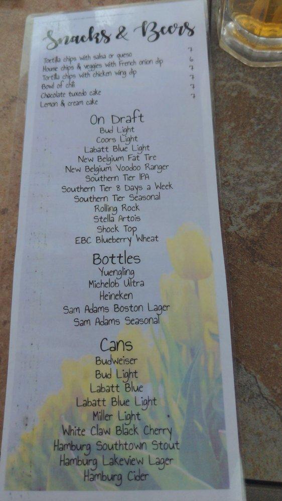 Menu at Balloons Restaurant & Night Club, Ellicottville