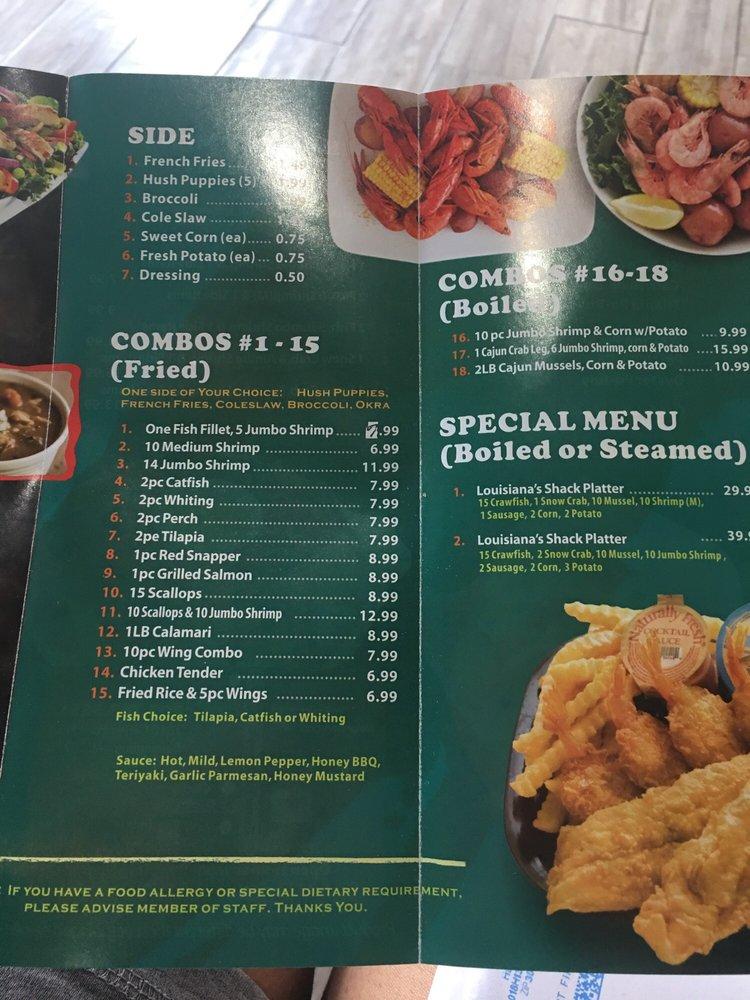 Menu at Koo's Fish Market and Deli restaurant, Birmingham