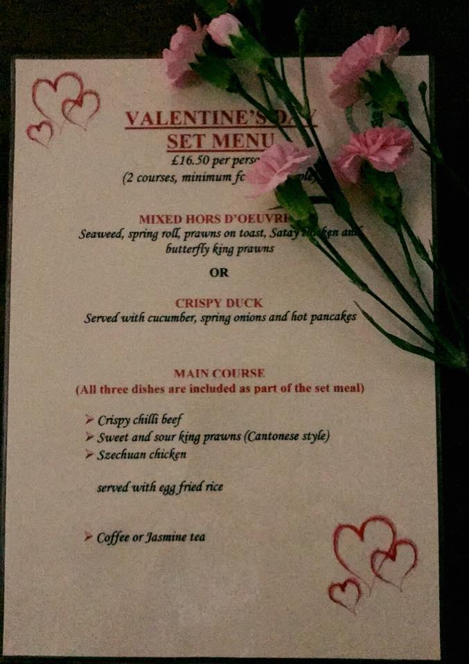 Menu at Birds Nest restaurant, Honiton