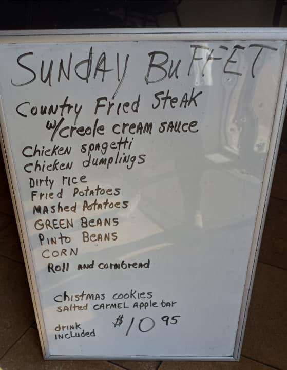 Menu at Indulge steakhouse, Amory