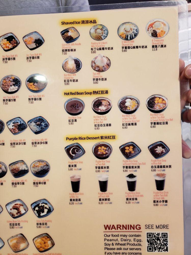 Menu at Meet Fresh desserts, Atlanta