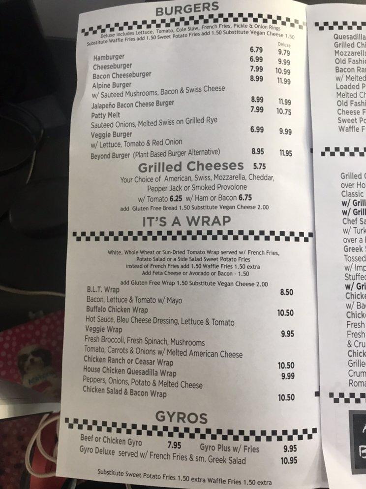 Menu at Congers Diner restaurant, Congers