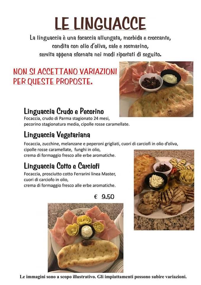 Menu di Pizzeria Paderna 
