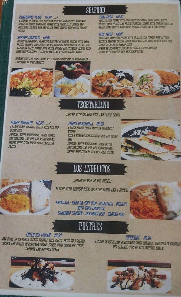 Menu at Chile Relleno restaurant, Kaneohe