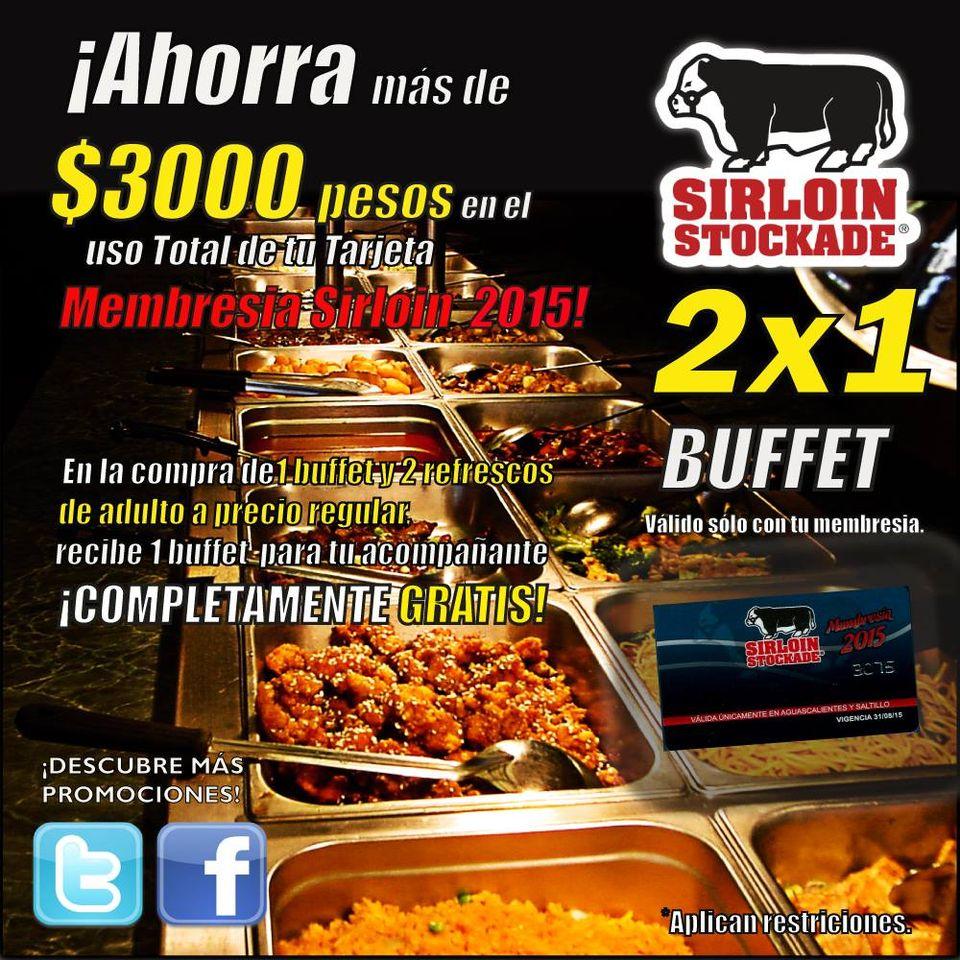 Carta del restaurante Sirloin Saltillo Membresia y Promociones, Saltillo