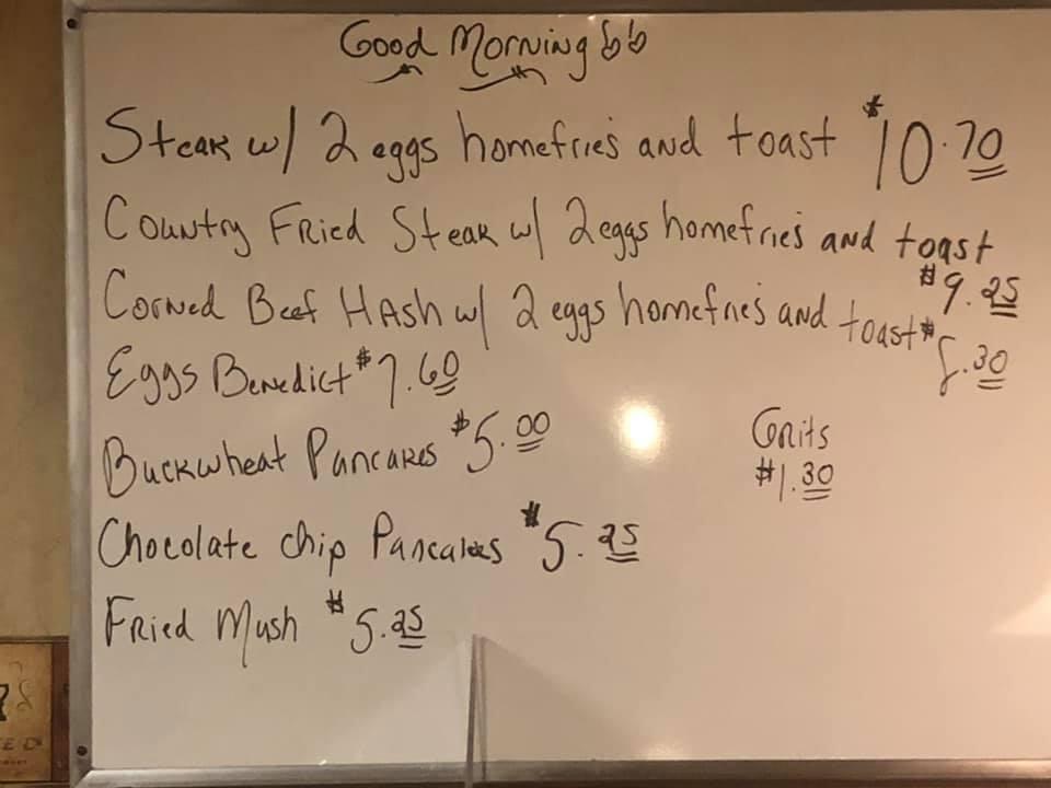 Menu at Lindsey's Restaurant, Canton, Tuscarawas St W