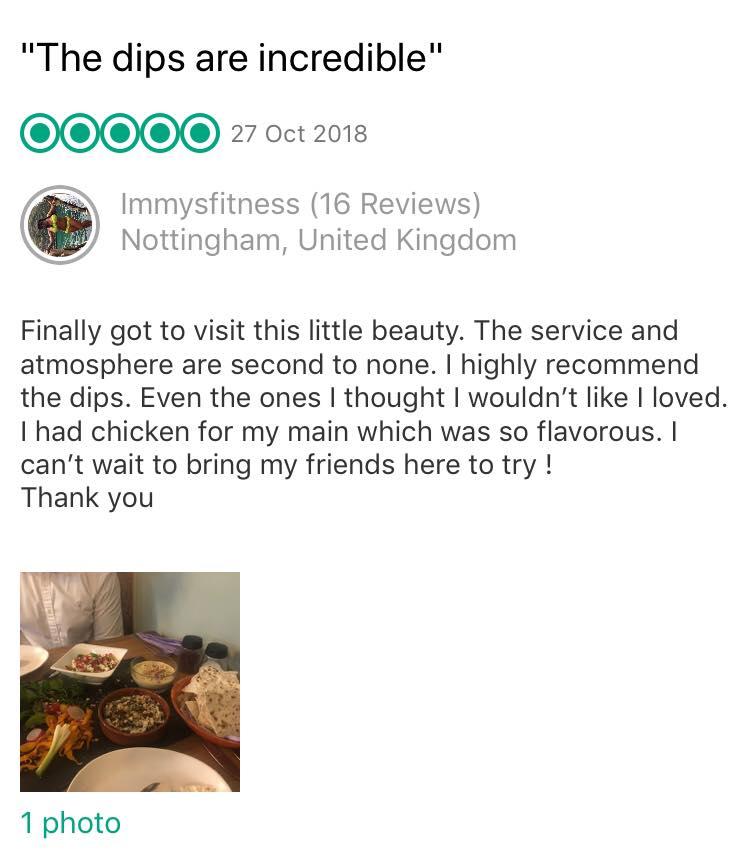Pistachio Restaurant in Nottingham Restaurant reviews