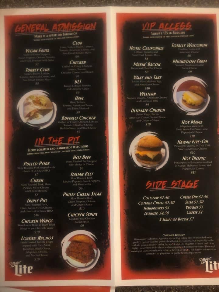 Menu at Every Buddy's Bar & Grill, Chippewa Falls
