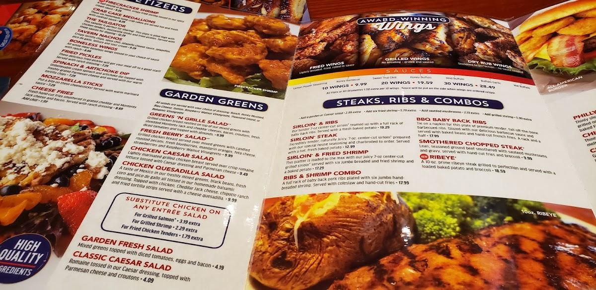 Menu at Kickback Jack's Fredericksburg pub & bar, Fredericksburg
