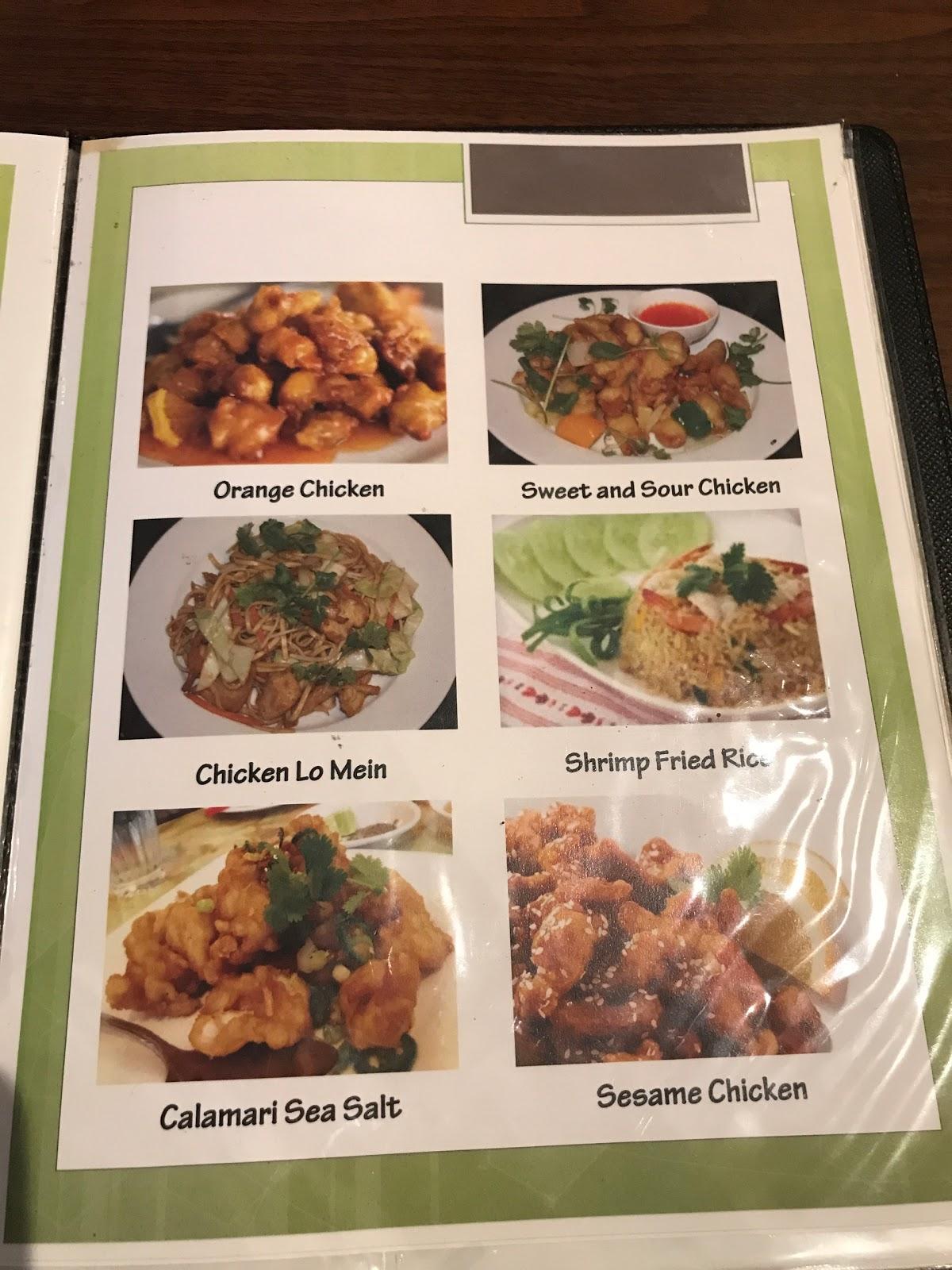 Menu at Bamboo House restaurant, Bonham