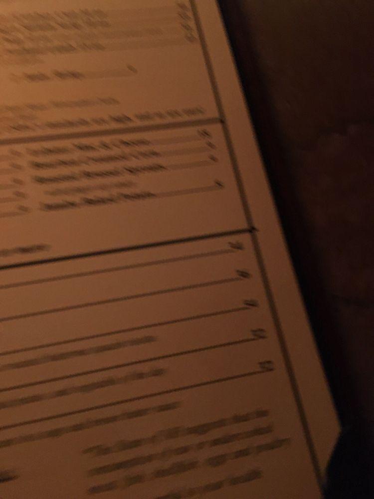 Menu at Library Restaurant, Portsmouth