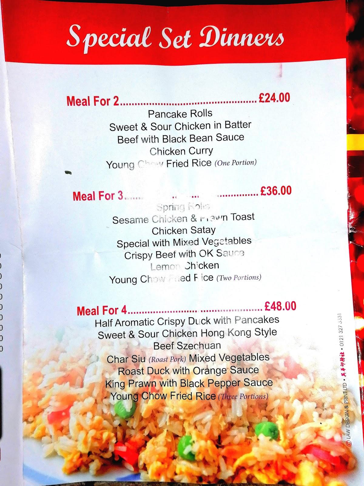 Menu at Talent House fast food, Benllech