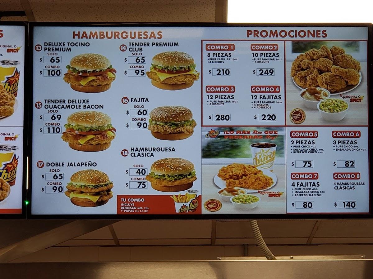 Carta del restaurante Church's Chicken, Santiago del Querétaro, 5 del