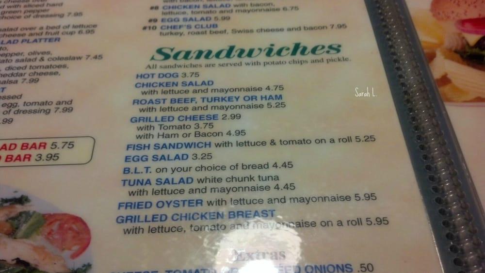 Menu at Post House Restaurant, Oxford