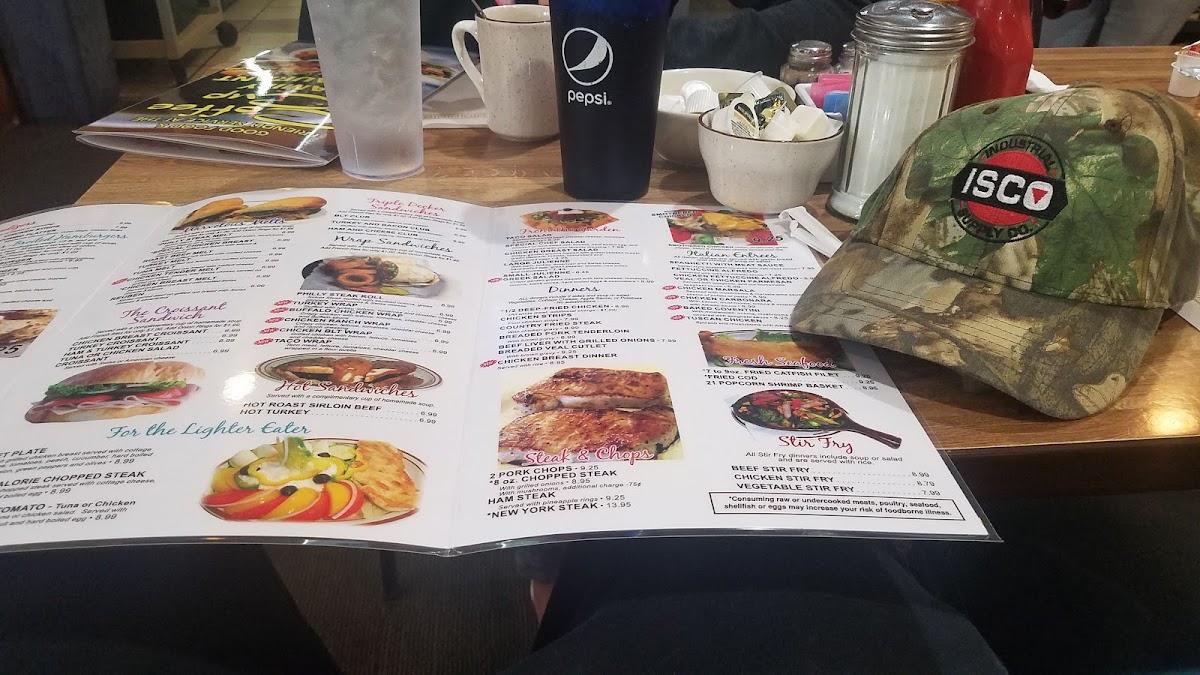 Menu at Coffee Cup restaurant, Terre Haute, Lafayette Ave