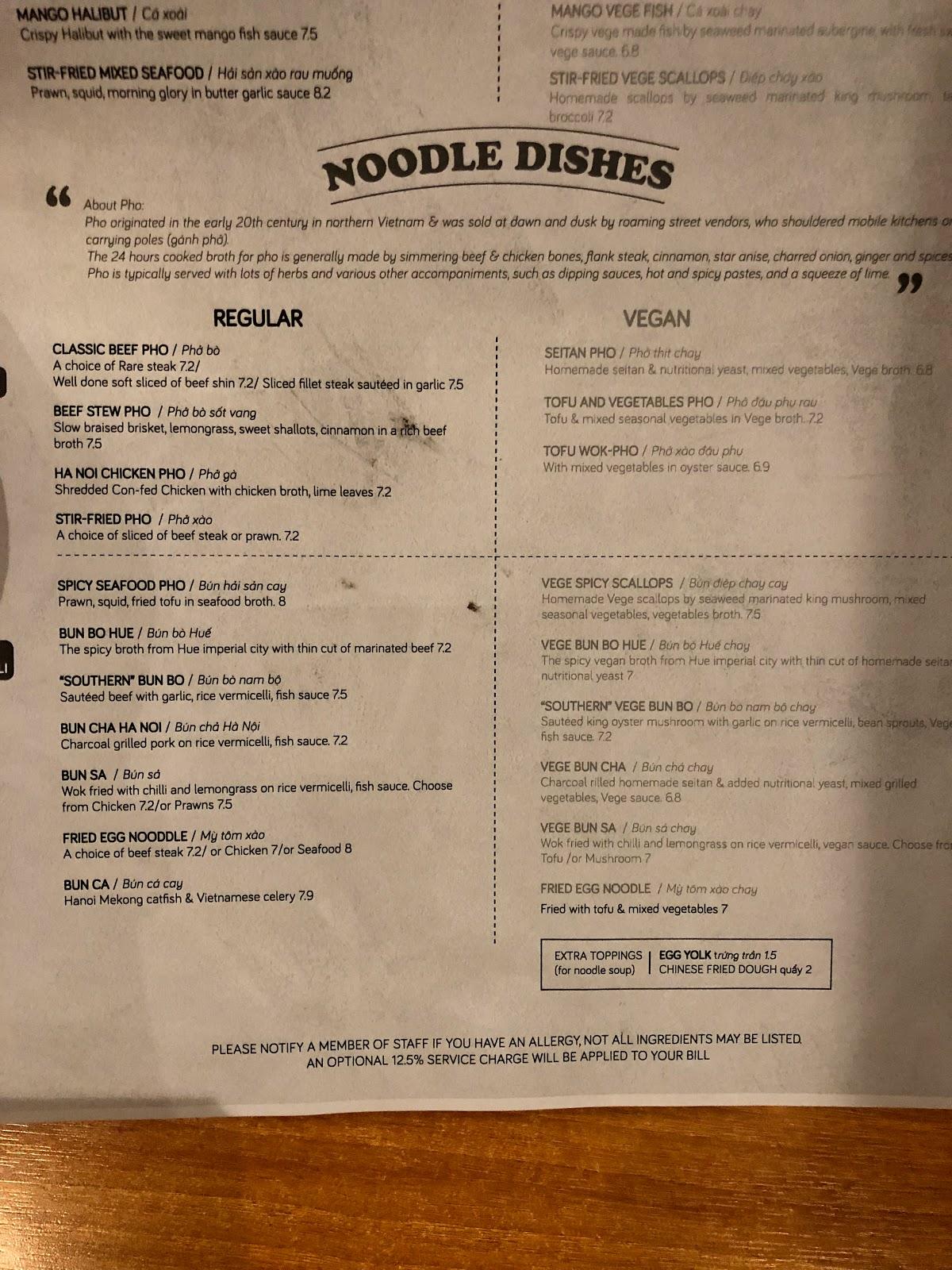 Menu at Nom Nom Restaurant, London