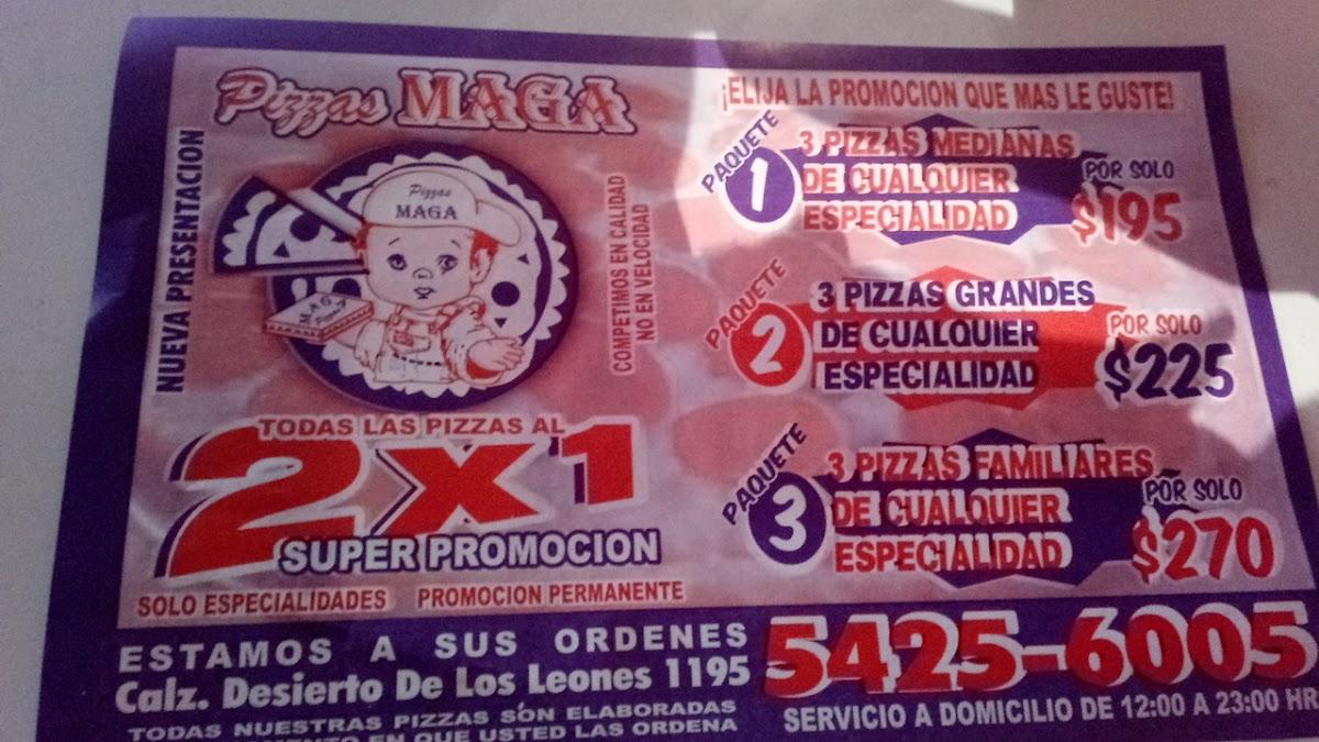 Restaurante Pizzas Maga, Ciudad de México, Desierto de los Leones 1195 -  Opiniones del restaurante