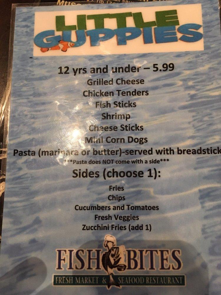 Menu at Fish Bites Seafood Restaurant, Wilmington