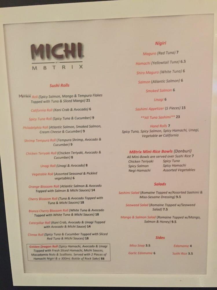 Menu at Casino M8trix pub & bar, San Jose