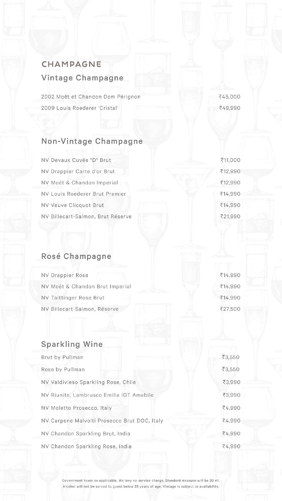Food Exchange menu