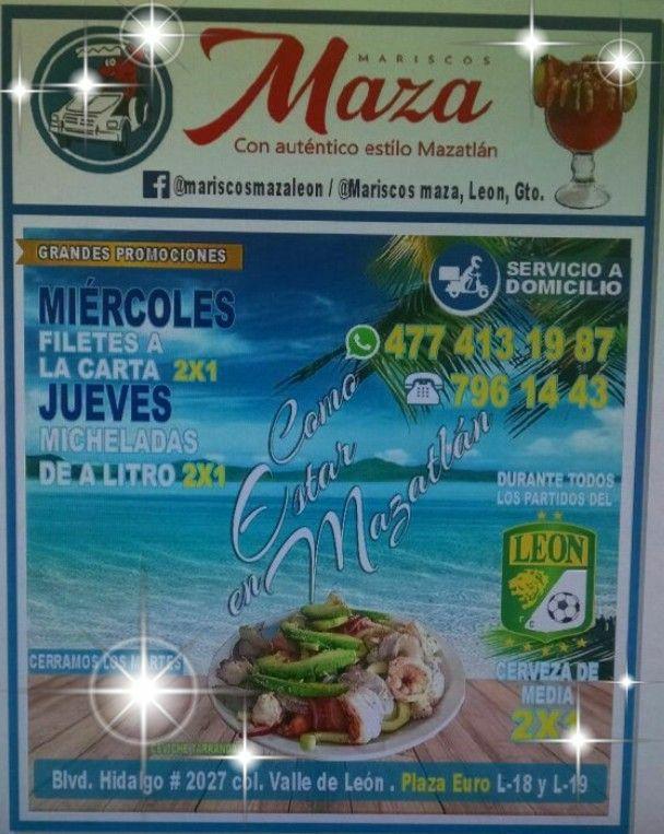 Restaurante Mariscos Maza, Leon, Euro Plaza - Opiniones del restaurante