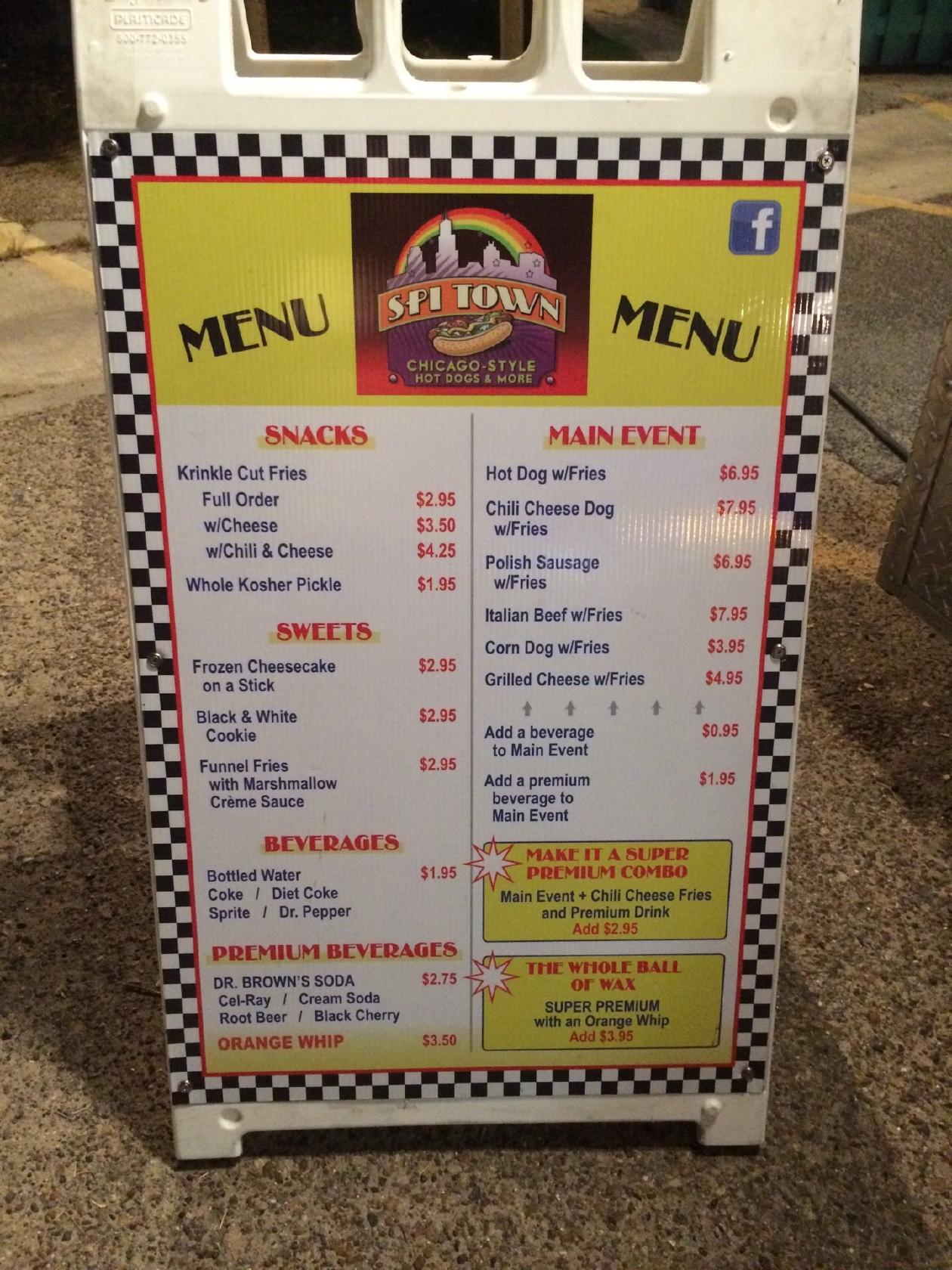 Menu at Tequila Sunset Bar & Grill, South Padre Island