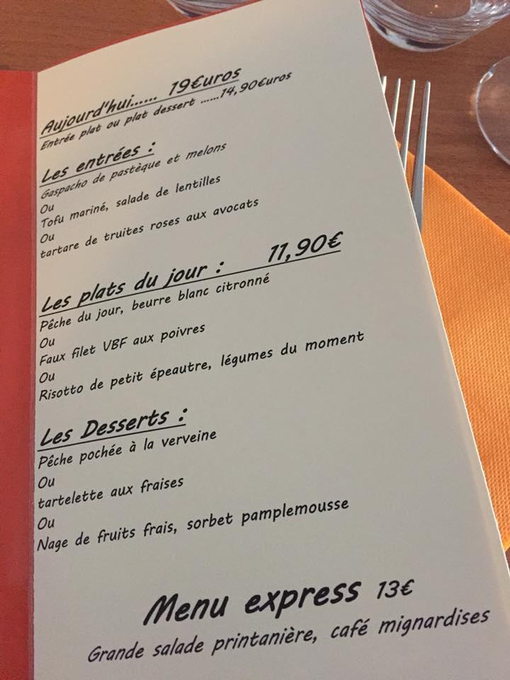 Menu At Aux P Tits Oignons Restaurant Quimper