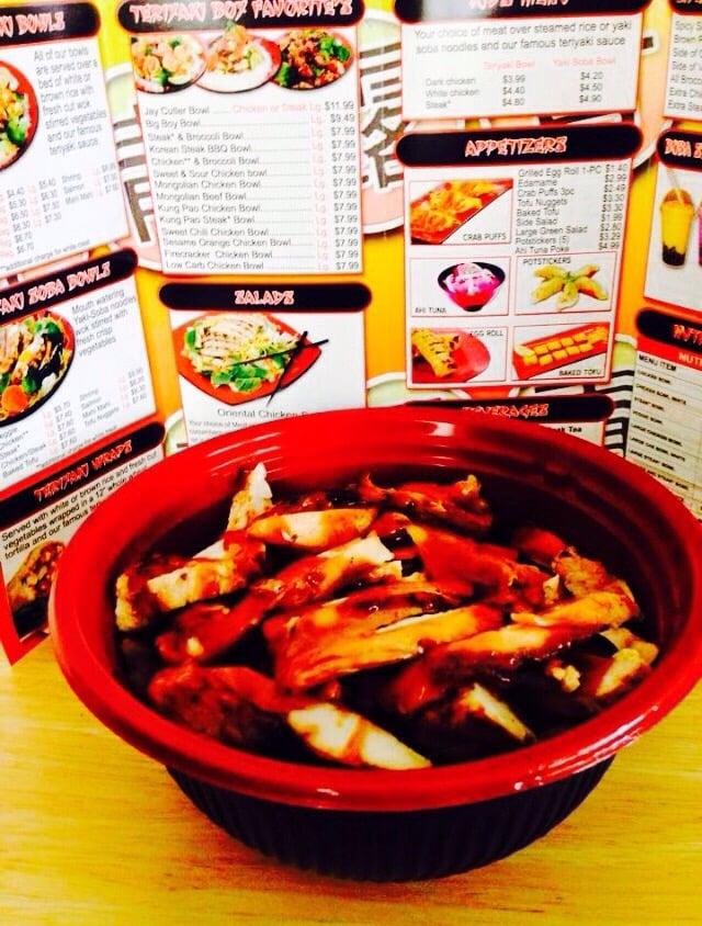 Menu at Teriyaki Boy restaurant, Las Vegas, N Rainbow Blvd 170