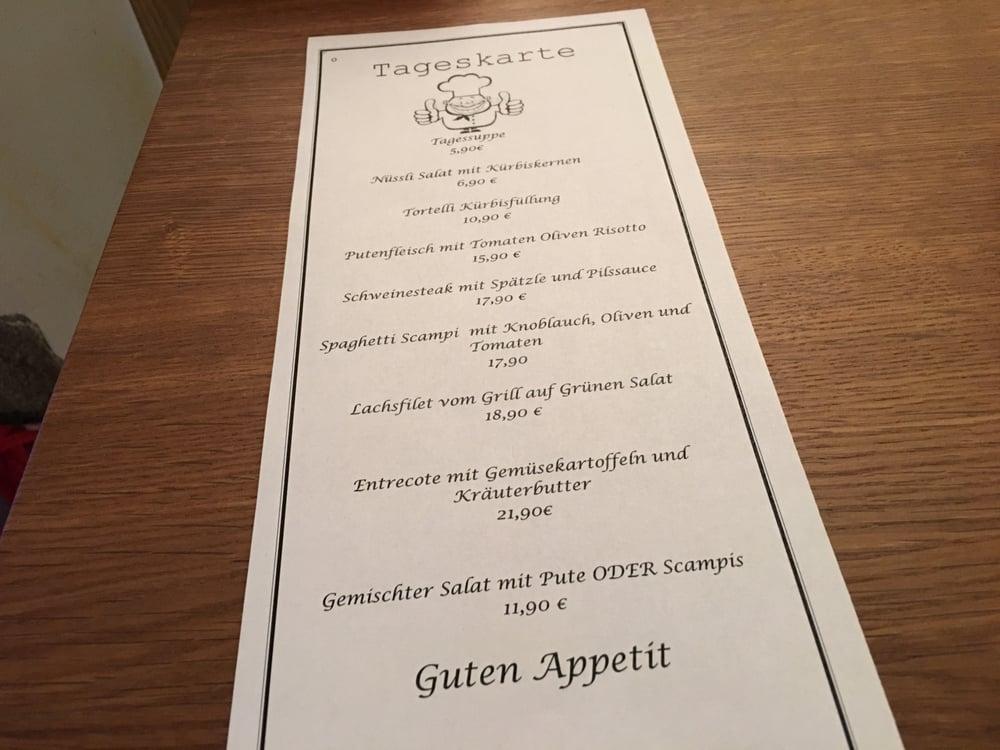 Speisekarte von Restaurant Peja, Lörrach